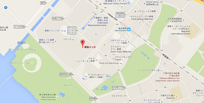 makuhari-messe-on-google-maps